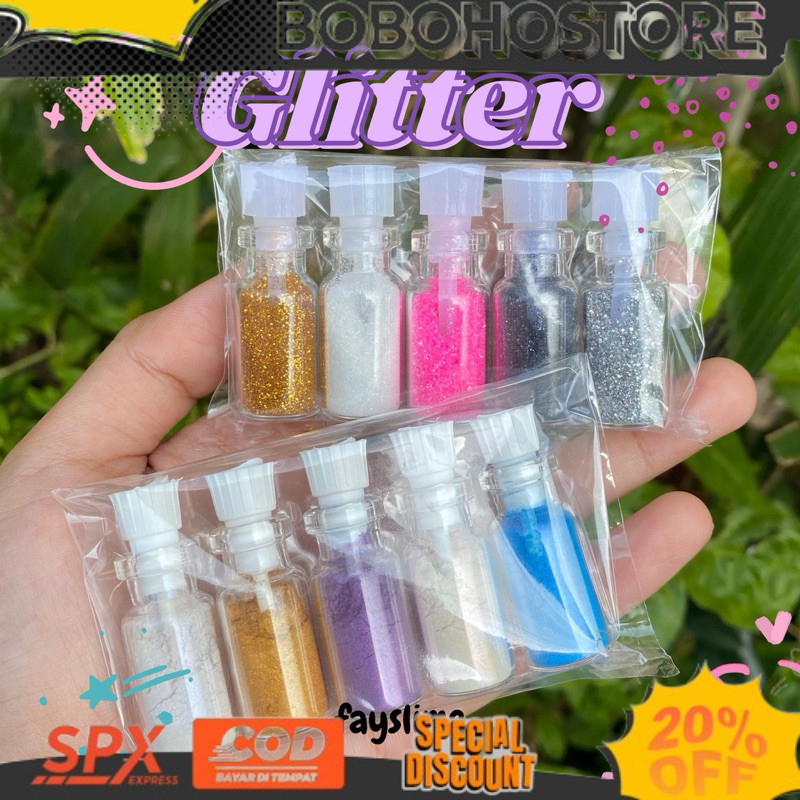 

gemoy Glitter bubuk | metalic powder | pewarna slime hiasan slime fay