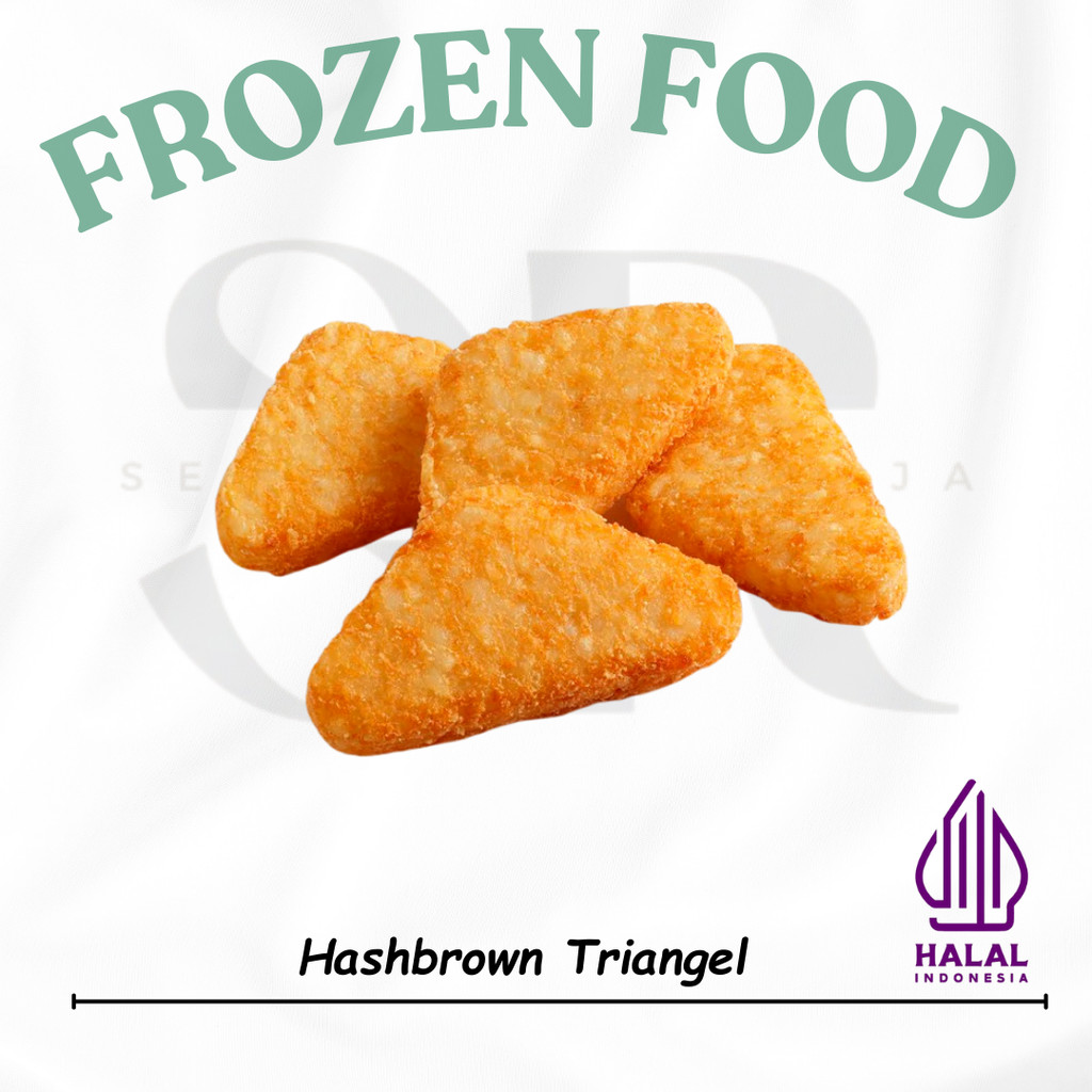 

Kentang Goreng Hashbrown Triangel Oval 1 Kg Sesuai Varian