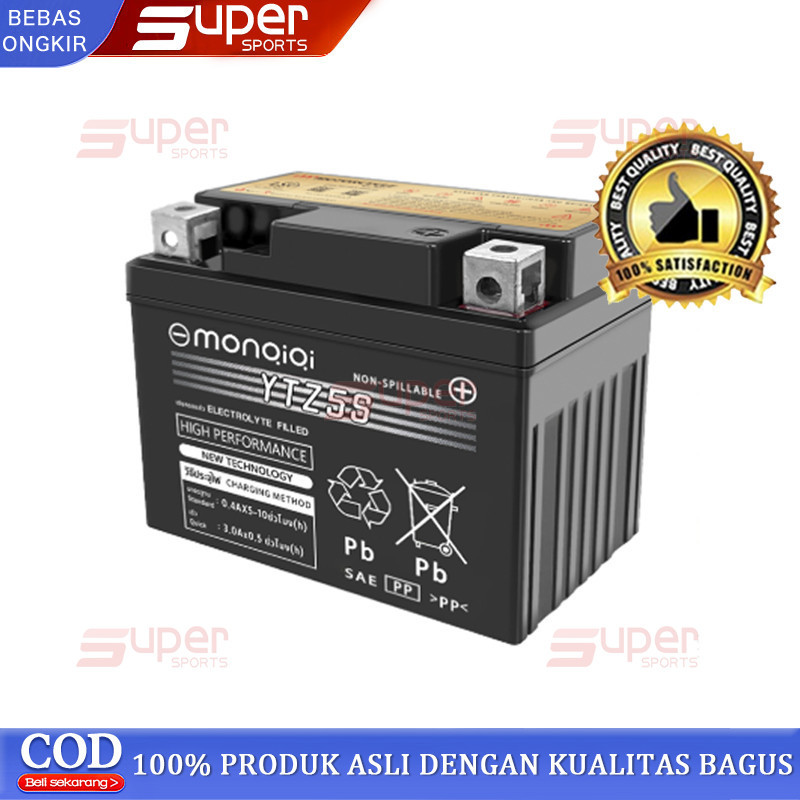 AKI YUASA YTZ 5 S AKI GTZ 5S ACCU BATRAI KERING BEAT / FI - VARIO 110 KARBU - MIO SOUL GT Aki Kering