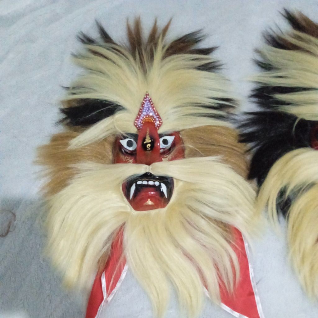 Kirim Cepat Ganong Bujang Full Rambut Tebal Ganong Jambul kuda *