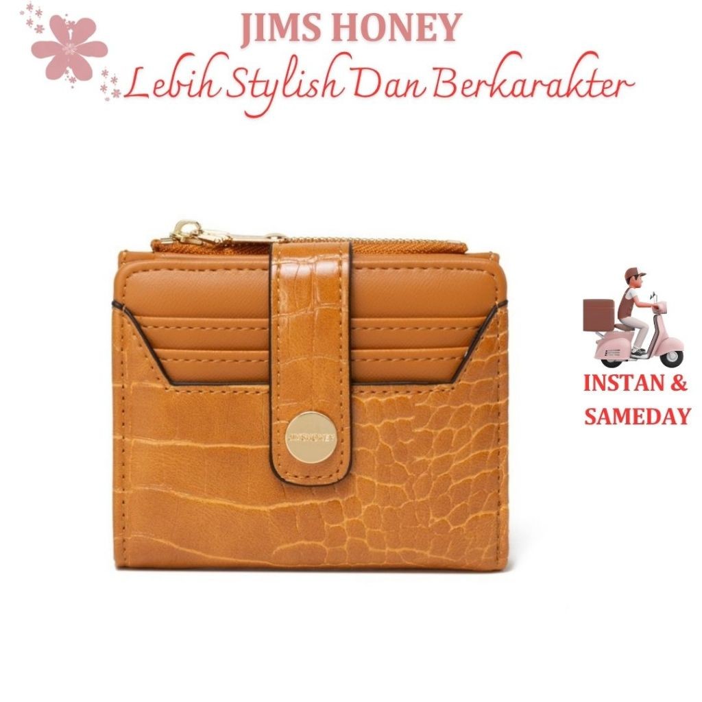 Jims Honey Genie Wallet - Dompet Wanita Kecil Dompet Lipat Kecil Tipis