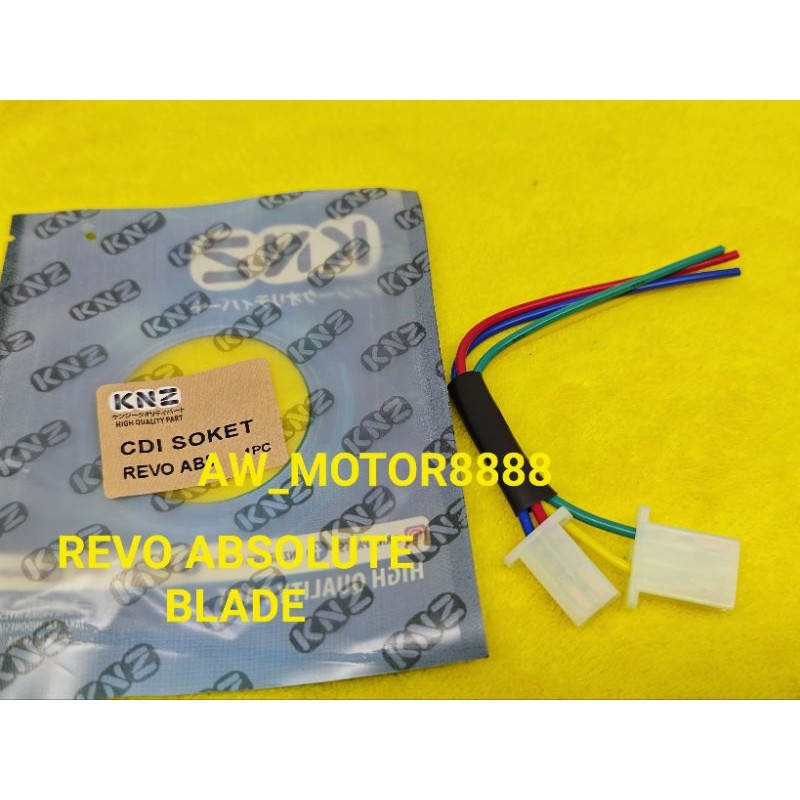 SOKET SOCKET CDI REVO ABSOLUTE / REVO ABS / ABSOLUTE / BLADE SOKET SOCKET FITTING PITING CDI (KNZ)