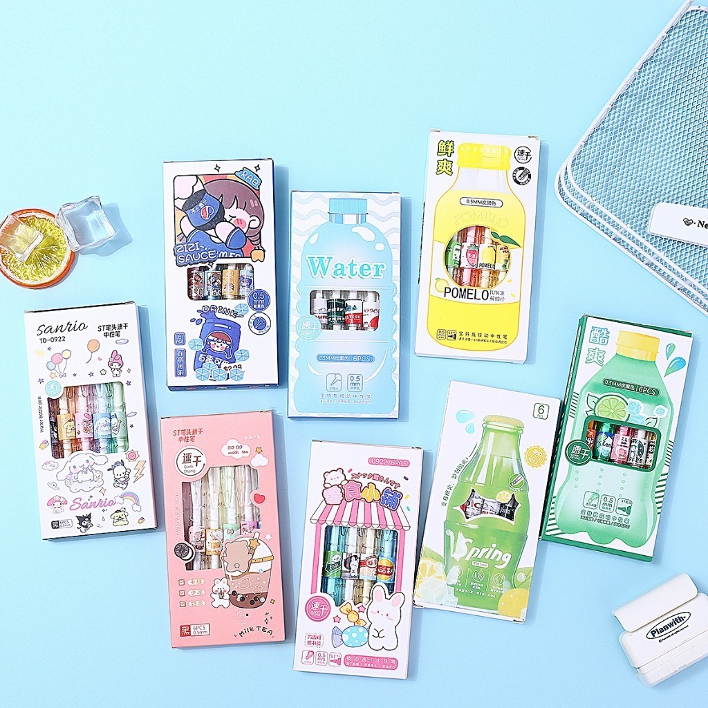 

PULPEN GEL MEKANIK BAHAN FULL KACA PLASTIK / PULPEN KACA PLASTIK /COD PULPEN GEL MEKANIK 1 SET 6 PCS MOTIF KARTUN