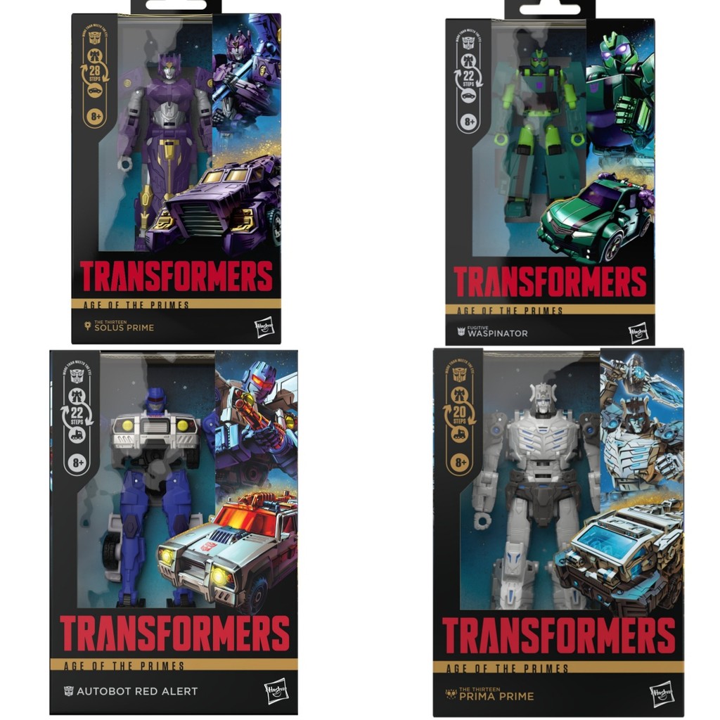 Transformers Age of The Primes Solus Prime Waspinator Deluxe Action Figure Autobot Red Alert Prima P