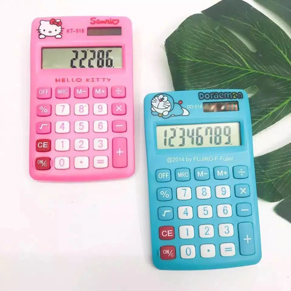

Kalkulator Mini Karakter 12 Digit / Kalkulator Doraemon Hellokitty