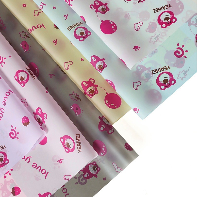 

Kertas Kado Motif Flower Wrapping Cellophane Kertas Buket Bunga Hand Bouquet KB84