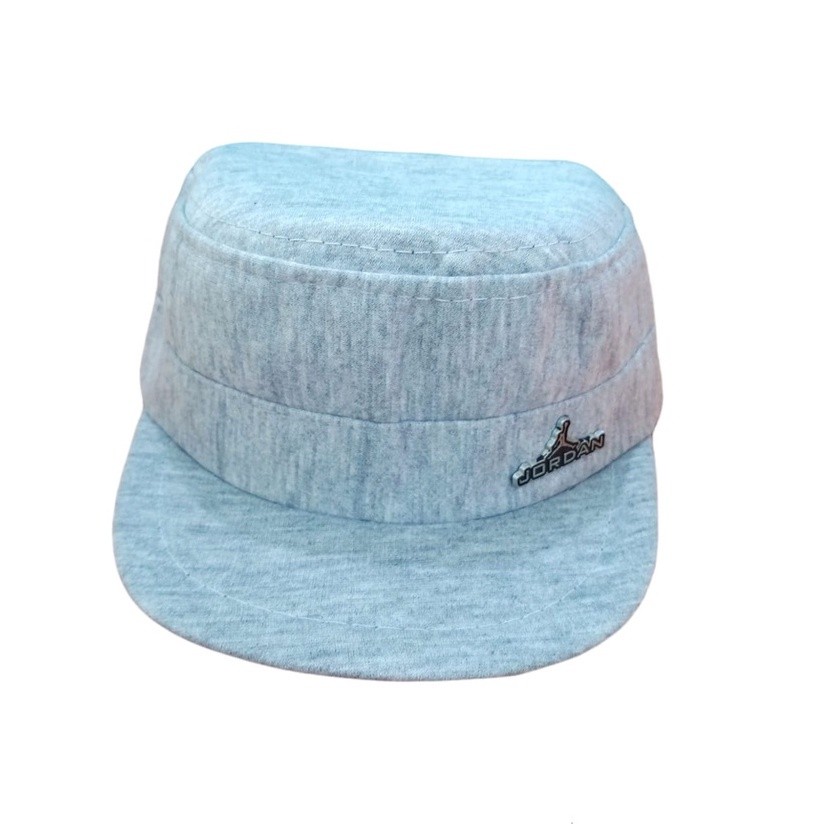 Topi Anak Laki Laki Komando Polos Usia 1 2 3 4 Tahun Logo Random Model Keren Bahan Lembut