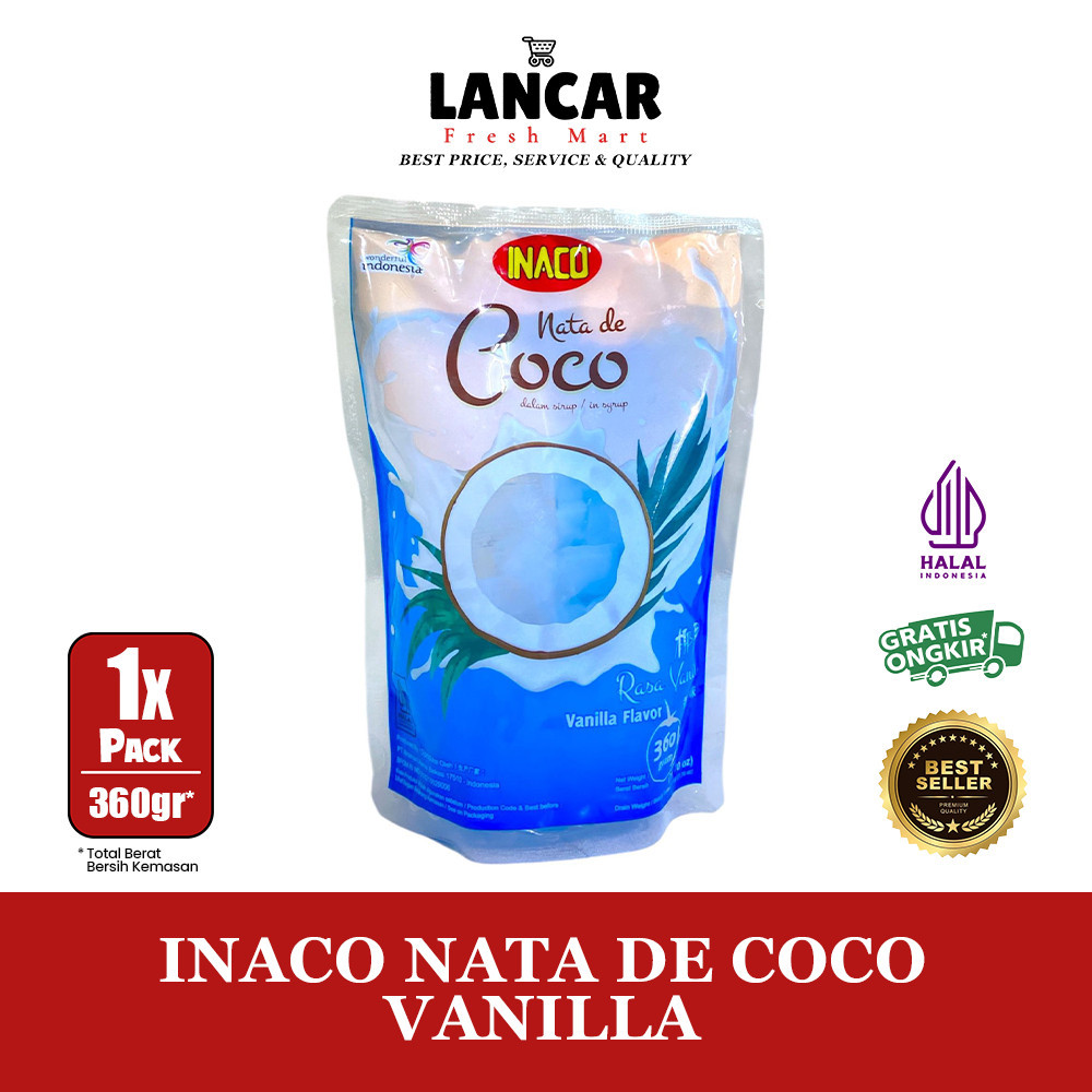 

INACO NATA DE COCO RASA VANILA 360GR