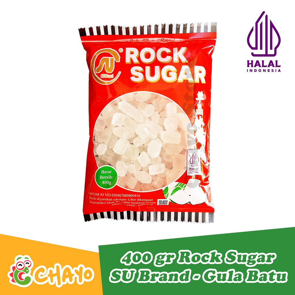 

SU Brand Gula Batu - Rock Sugar 400 gr
