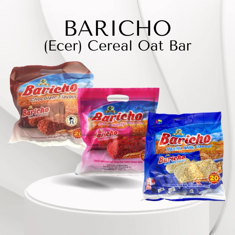 

(ECER/BIJI) Baricho Cereal Oat Bar / Sereal Oat Bar / Sereal Bar / Bar Sereal / Sereal / Cereal