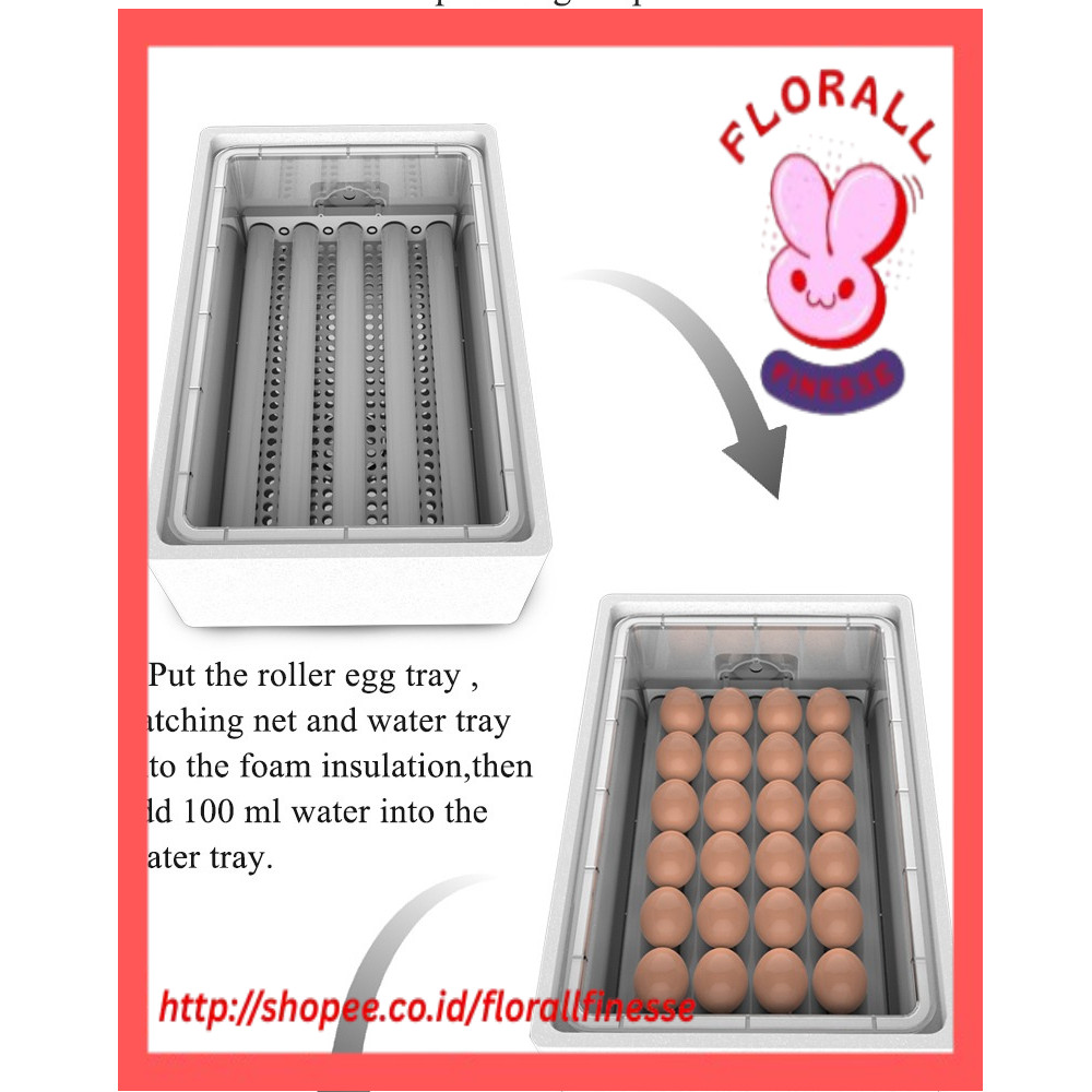 Chicken Eggs Fully  Automatic Mini 24 Egg Incubator Hatching Machine