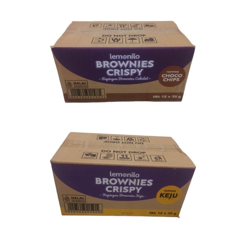 

New LEMONILO BROWNIES CRISPY 1 KARTON ISI 12pcsPremium