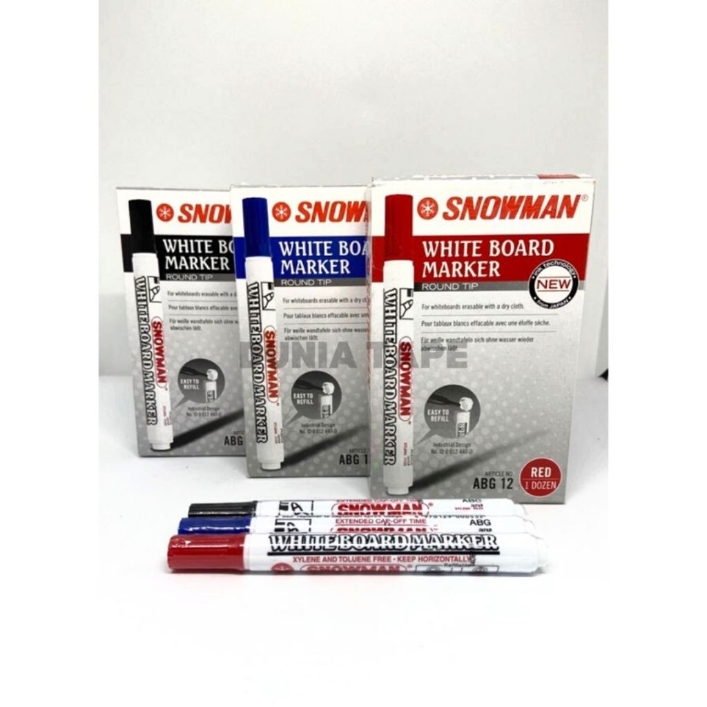 

Spidol Snowman White Board ABG 12 1 Lusin