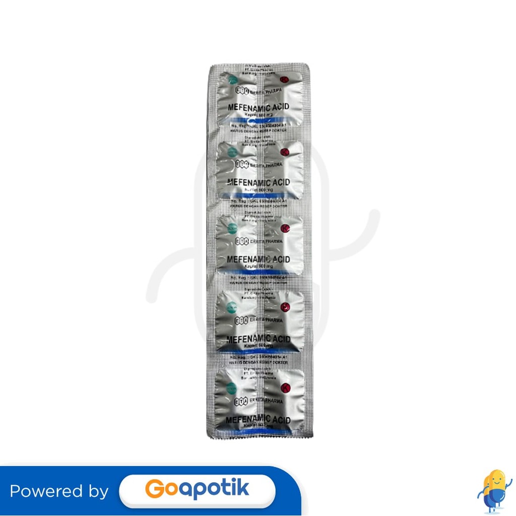 Asam Mefenamat Errita 500 Mg Strip 10 Kaplet