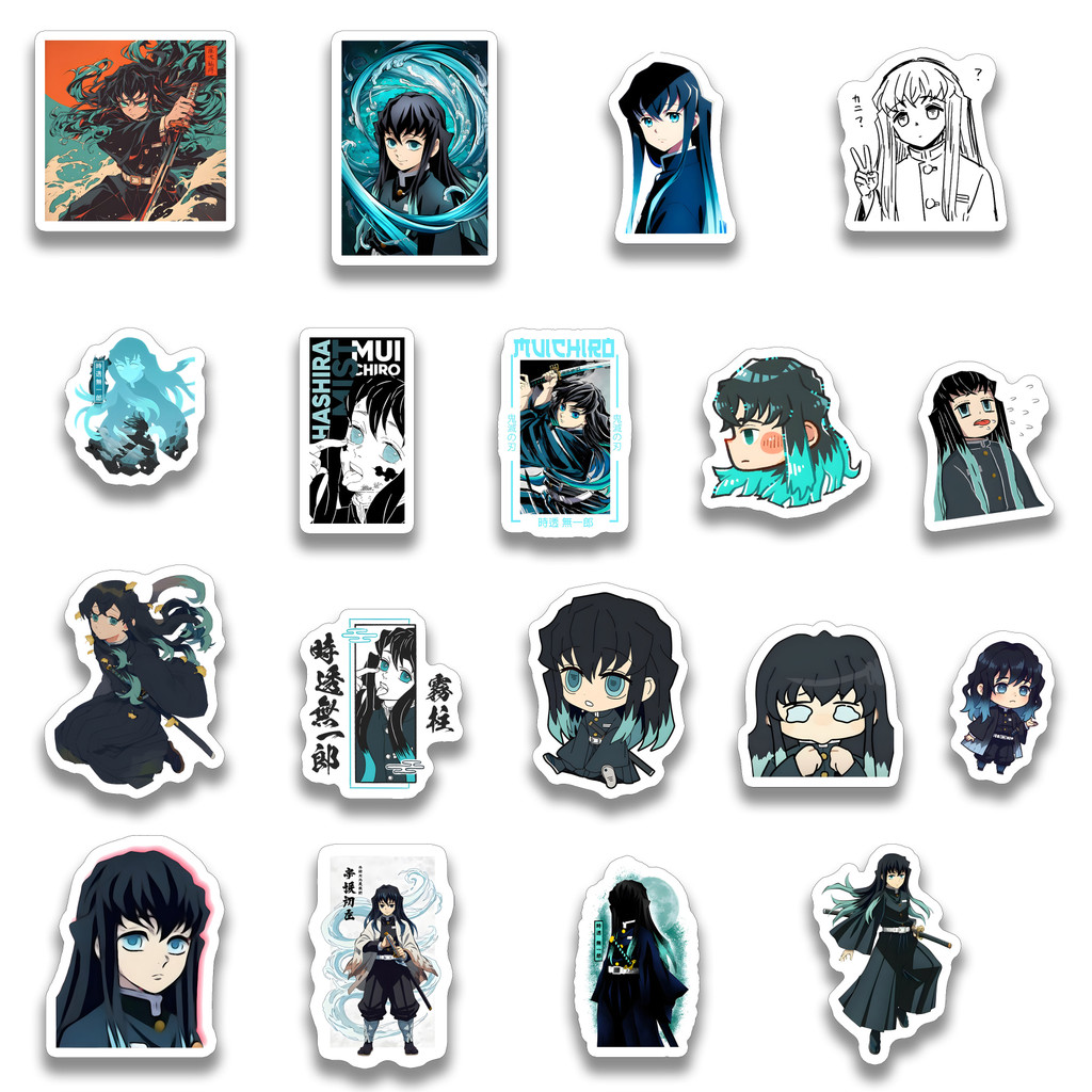 

MUICHIRO STIKER DEMON SLAYER ISI 50 PCS PER PACK ST099 TOKITO KIMETSU
