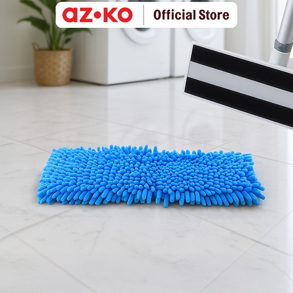 AZKO Proclean Chenille Refill Kain Pel - Biru Refil Mop Isi Ulang Kain Pel Aksesoris Alat Pel Pelan 