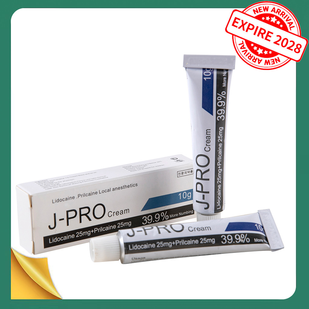 J-Pro | Krim Anestesi Perawatan Sulam Alis & Bibir | Krim Numbing Tato Semi Permanen Aman Nyaman
