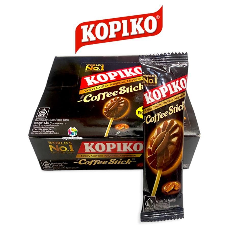

KOPIKO COFFEE STICK / PERMEN LOLLYPOP KOPI 17 GRAM X 20'S