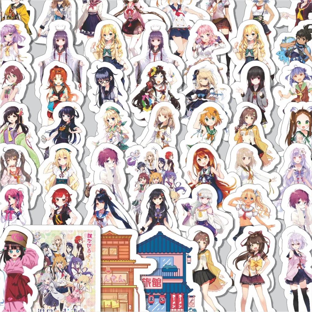 

Stiker Cutting Pack Stiker Anime Series Onsen Musume Karakter Mix Isi 100Pcs Series Aesthetic Lucu Keren Untuk Koper Bahan Vynil