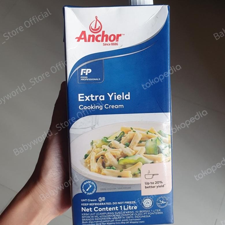 

Anchor Extra Yield Cooking Cream Import 1 Liter