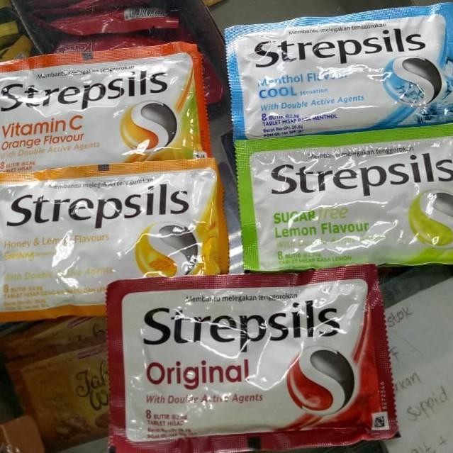 

Strepsils Permen Pelega Tenggorokan Rasa MENTHOL COOL / HONEY LEMON / ORIGINAL / SUGAR FREE LEMON / ORANGE / EXTRA STRONG MENTHOL VANILA