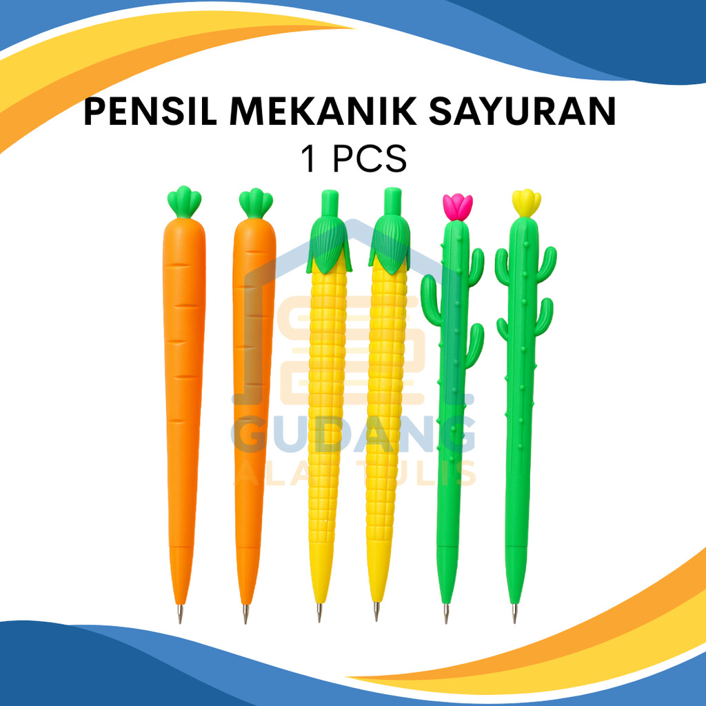 

PENSIL MEKANIK CETEK FANCY MOTIF SAYURAN BISA PILIH PER PCS