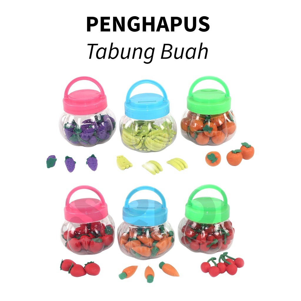 

❤️️24pcs Penghapus / Penghapus Fancy / Penghapus buah / Penghapus (TOPLES)❤️️