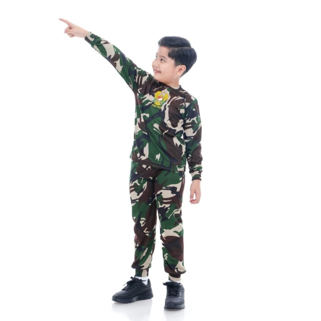 stelan baju anak stelan baju anak loreng stelan baju anak loreng laki-laki stelan baju loreng peremp