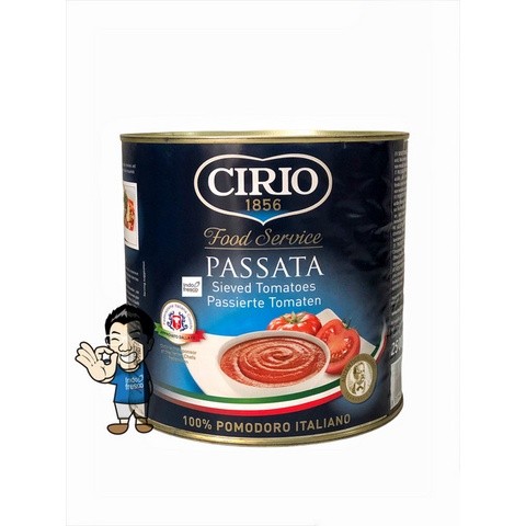 

Cirio Passata Sieved Tomatoes- Pasta Tomat 2500 g
