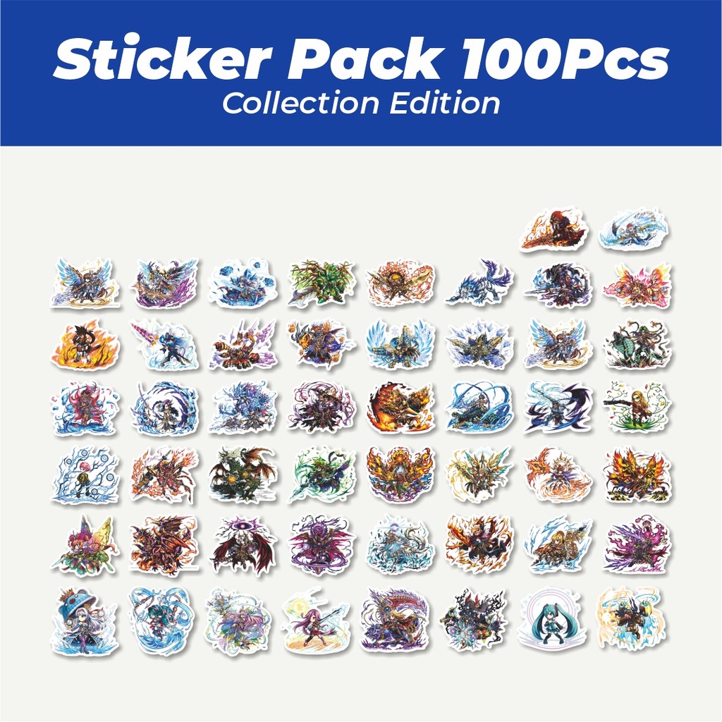 

Hot Stiker Game Series Brave Frontier Karakter Mix 5 Lucu Anti Air Stikers Berperekat Waterproof Sticker Decal Buat Motor Helm Buku Journal Koper Casing HP Laptop Botol Minum