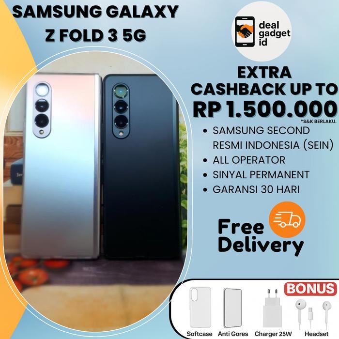 SEIN Samsung galaxy Z fold 3 5G 12GB/512GB 256GB second fullset original