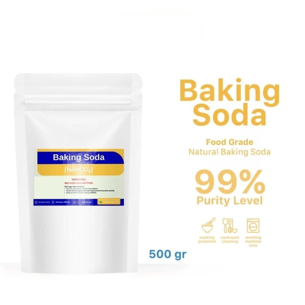 

BAKING SODA 500gr FOOD GRADE