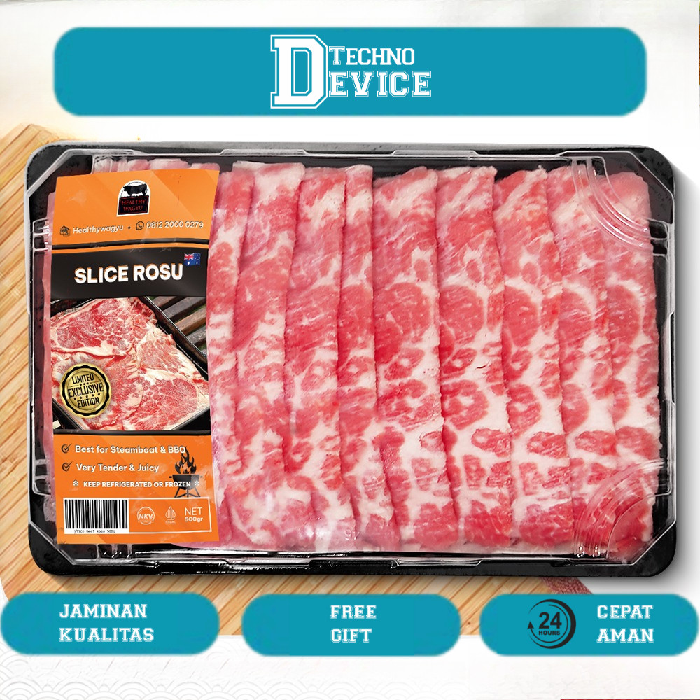 

Slice Beef Rosu 500GR - BEST SELLER! VERY RECOMMENDED! Healthy Wagyu