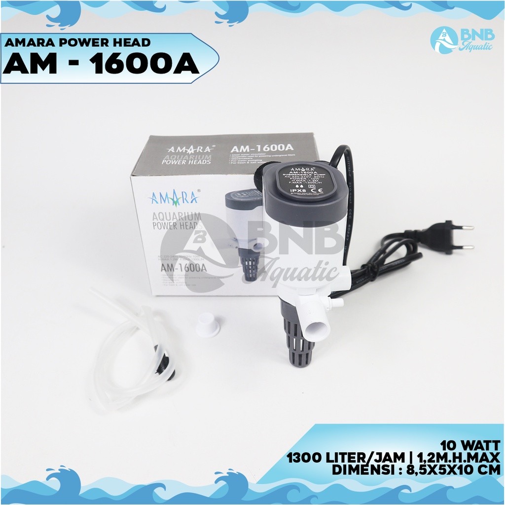 Amara AM - 1600A Mesin Sirkulasi Aquarium Power Head