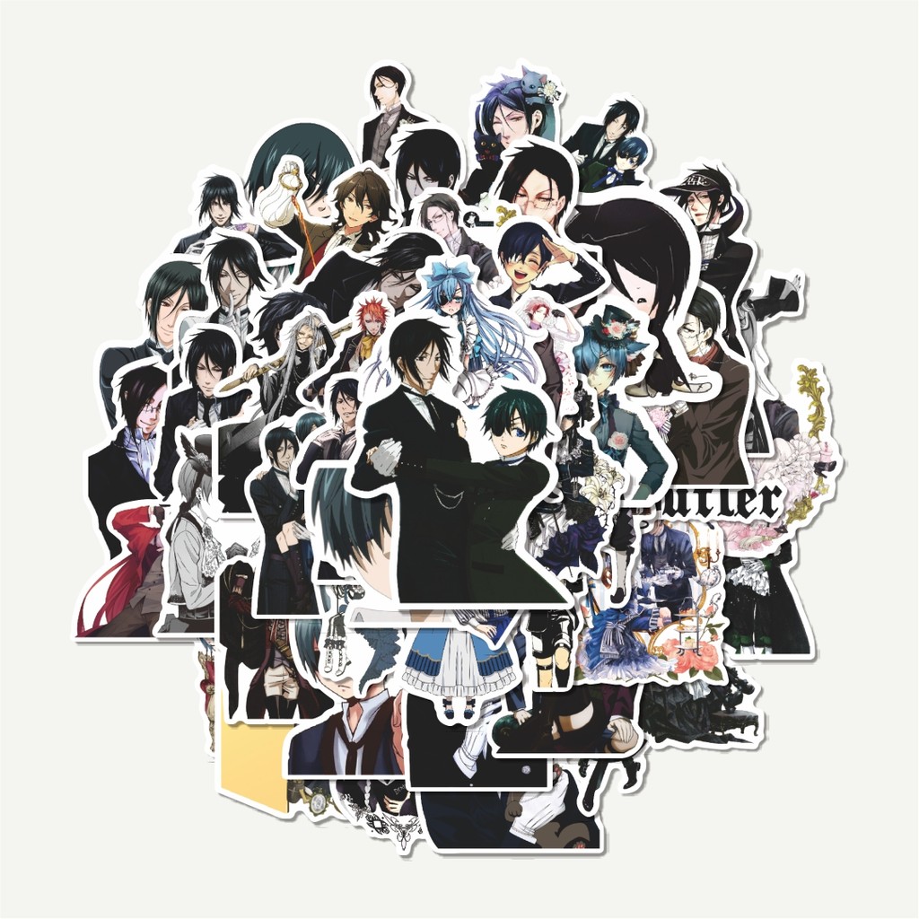 

Sticker Pack Stiker Anime Black Butler Char Mix 3 | Sticker TUMBLR | Stiker LAPTOP KOPER HELM