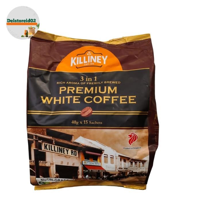 

Killiney 3 in 1 premium white coffee 40 gr x 15 sachets
