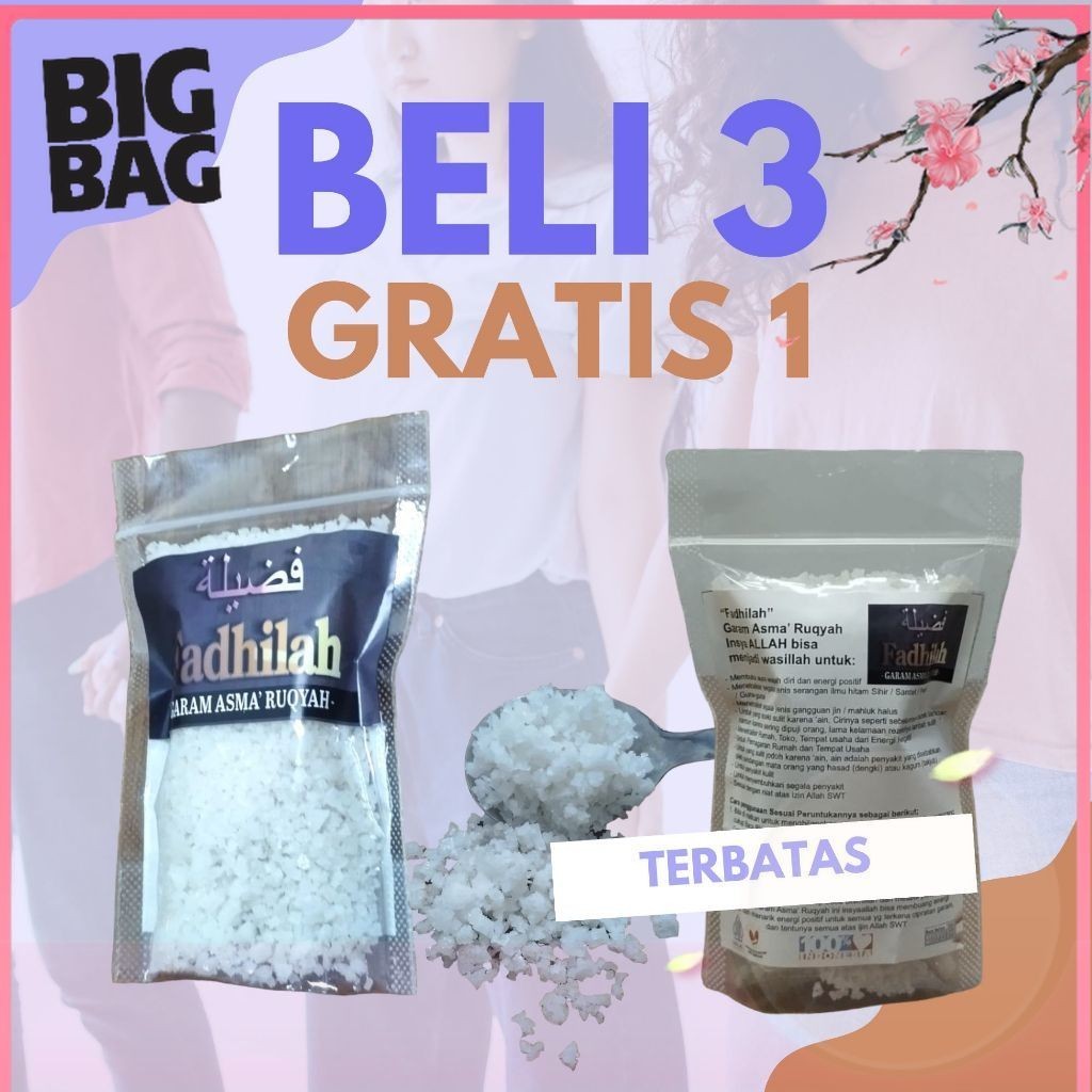 

[BigBag] Garam Ruqyah Fadhilah Original Meruqyah Menetralisir Rumah Toko Tempat usaha dari Energi Negatif Jin