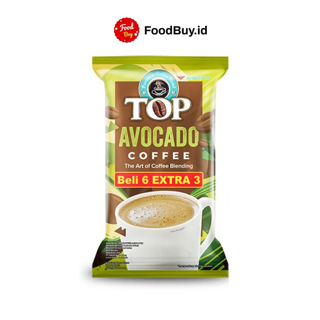 

Top Coffee Kopi Instan Avocado 22 gr x 9 pcs