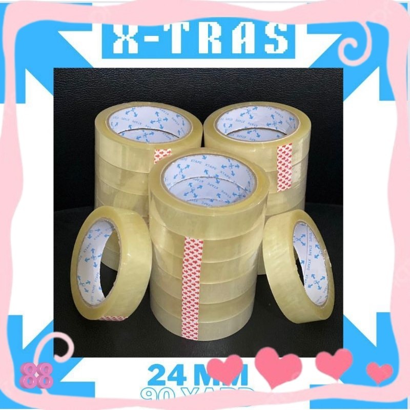 

Selotip / Isolasi / Solatip Bening 24 MM / 90 Yard