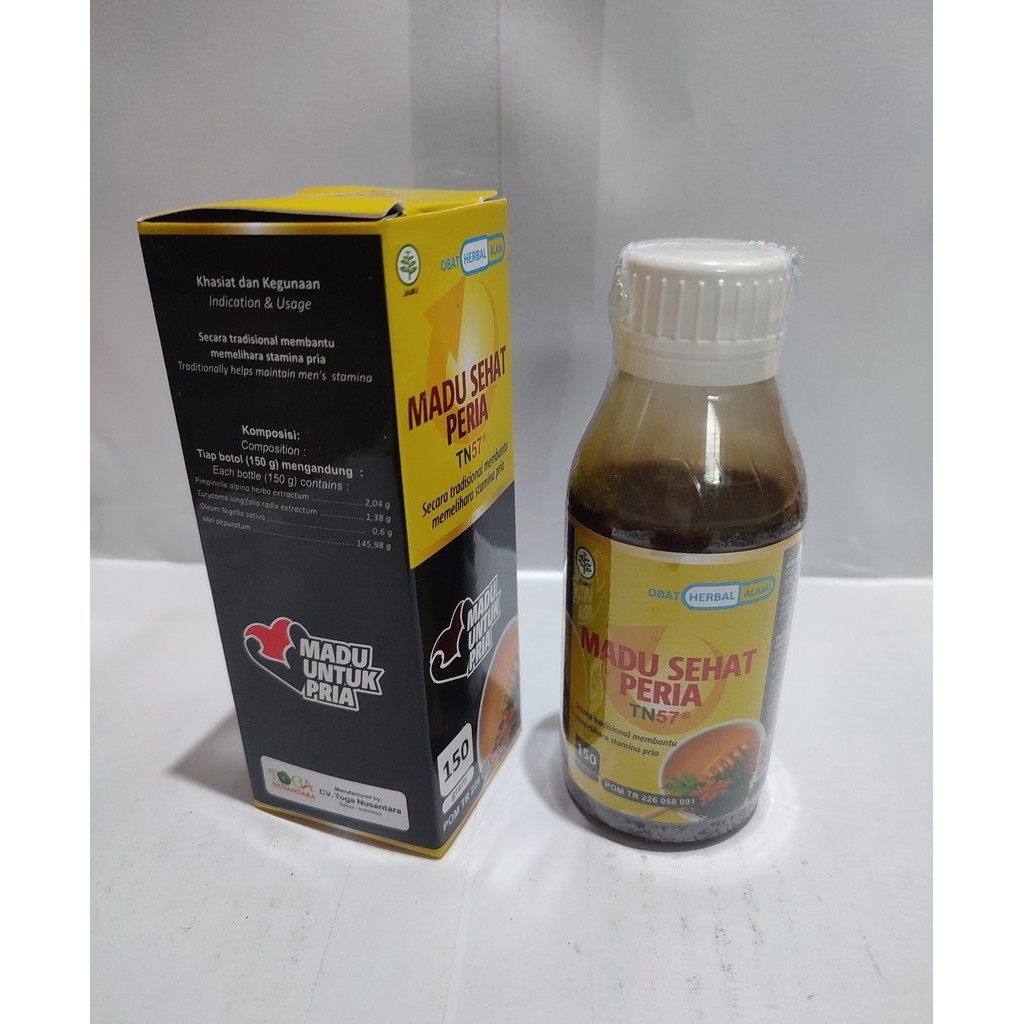 Madu Penyubur Pria 150gram - Madu Sehat Pria -  Madu suplemen pria loyo  TOGA NUSANTARA