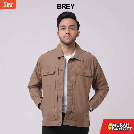 jaket kulit pria garut BREY Rex Jaket Pria Motor Trucker