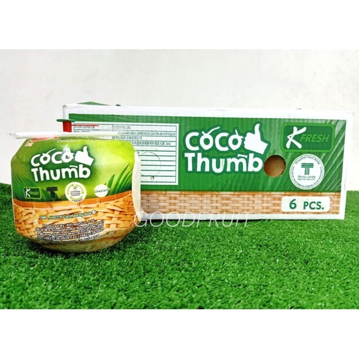 

MURMER Coco Thumb - Kelapa Muda Thailand isi 6pcs Cocothumb