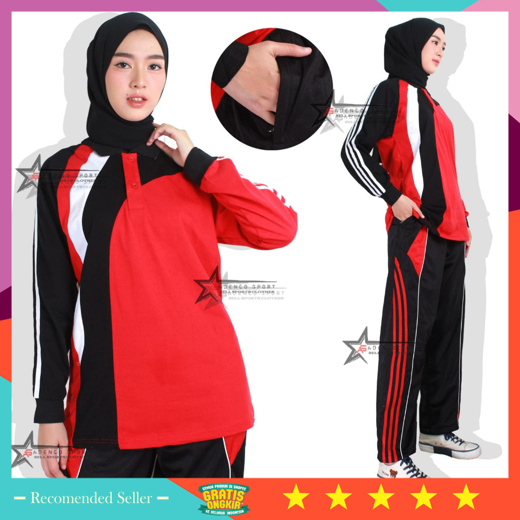 Baju Olahraga Style Kekinian Murah Keren / Setelan Baju Olahraga / Setelan baju Olahraga / Pria/Wani