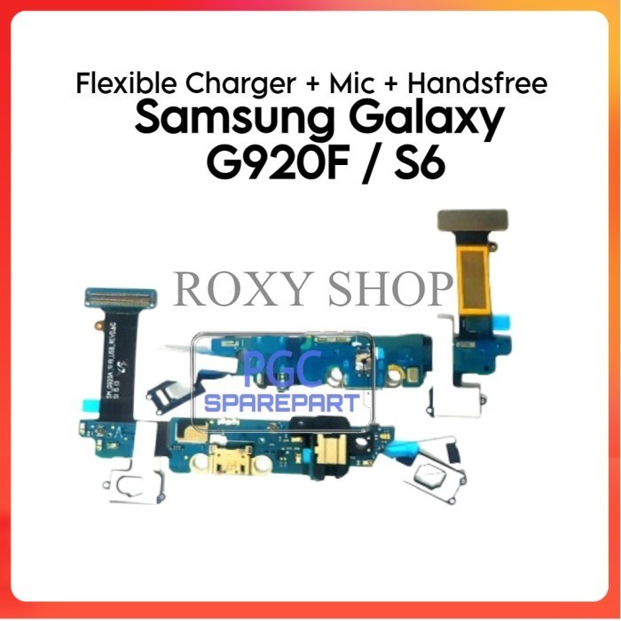 Papan Konektor PCB Charger Mic Handsfree Samsung Galaxy S6 / G920F / SM-G9200 / SM-G9208 / SM-G9208/