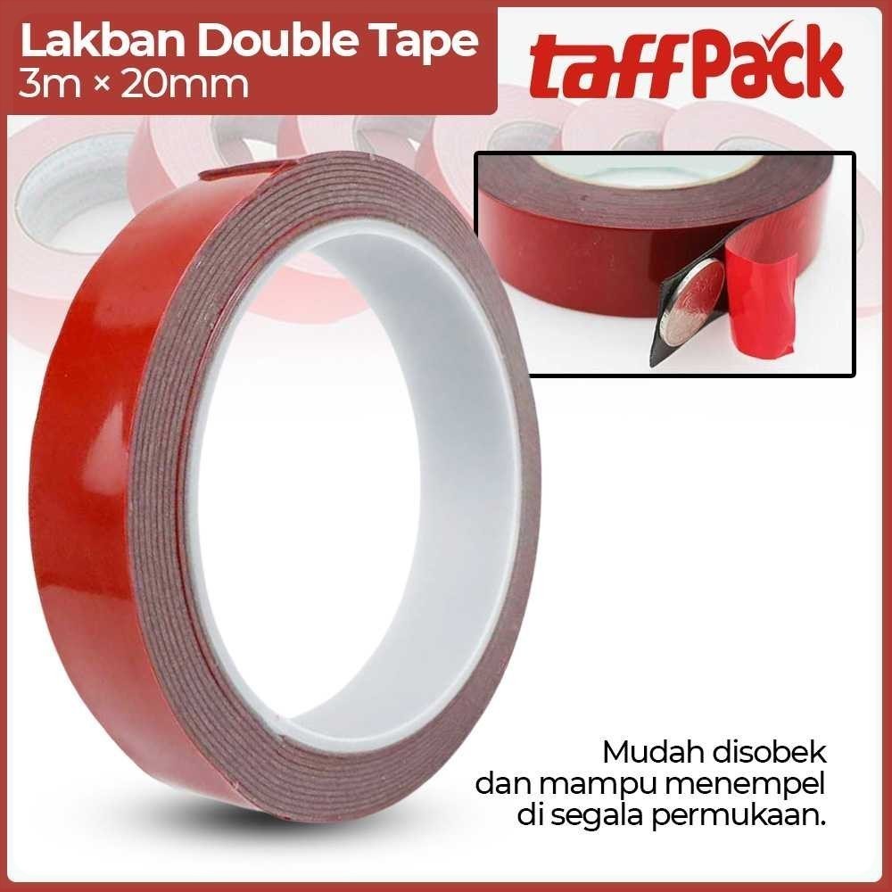

TaffPACK Lakban Selotip Double Tape Strong Heavy Duty 1 PCS - SC-3M