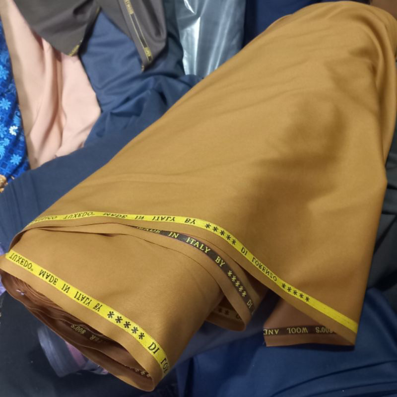 kain pemda khaki pns premium setelan baju dinas PEMDA PDH ASN PNS semi wool katun