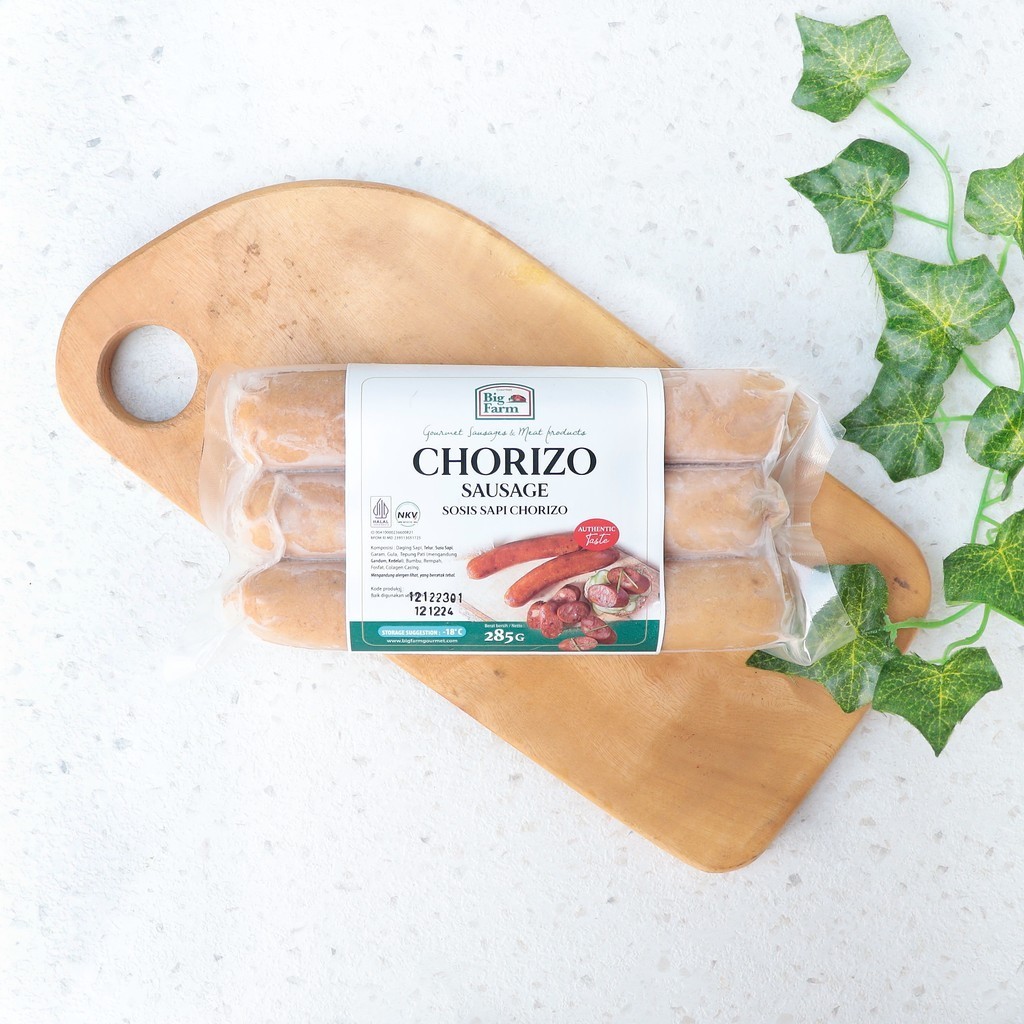 

285G Big Farm Chorizo Sausage 3 pcs