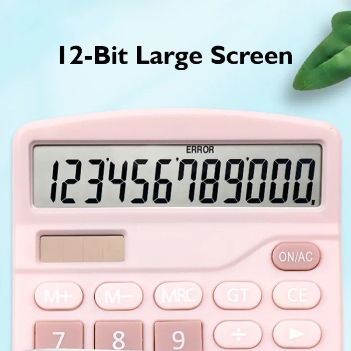 

ACEH.SDM 131226 Dual Solar Power Calculator 12 Digits LCD Display Student Exam Calculator For Office Home Supermarket Business Children Day Gifts