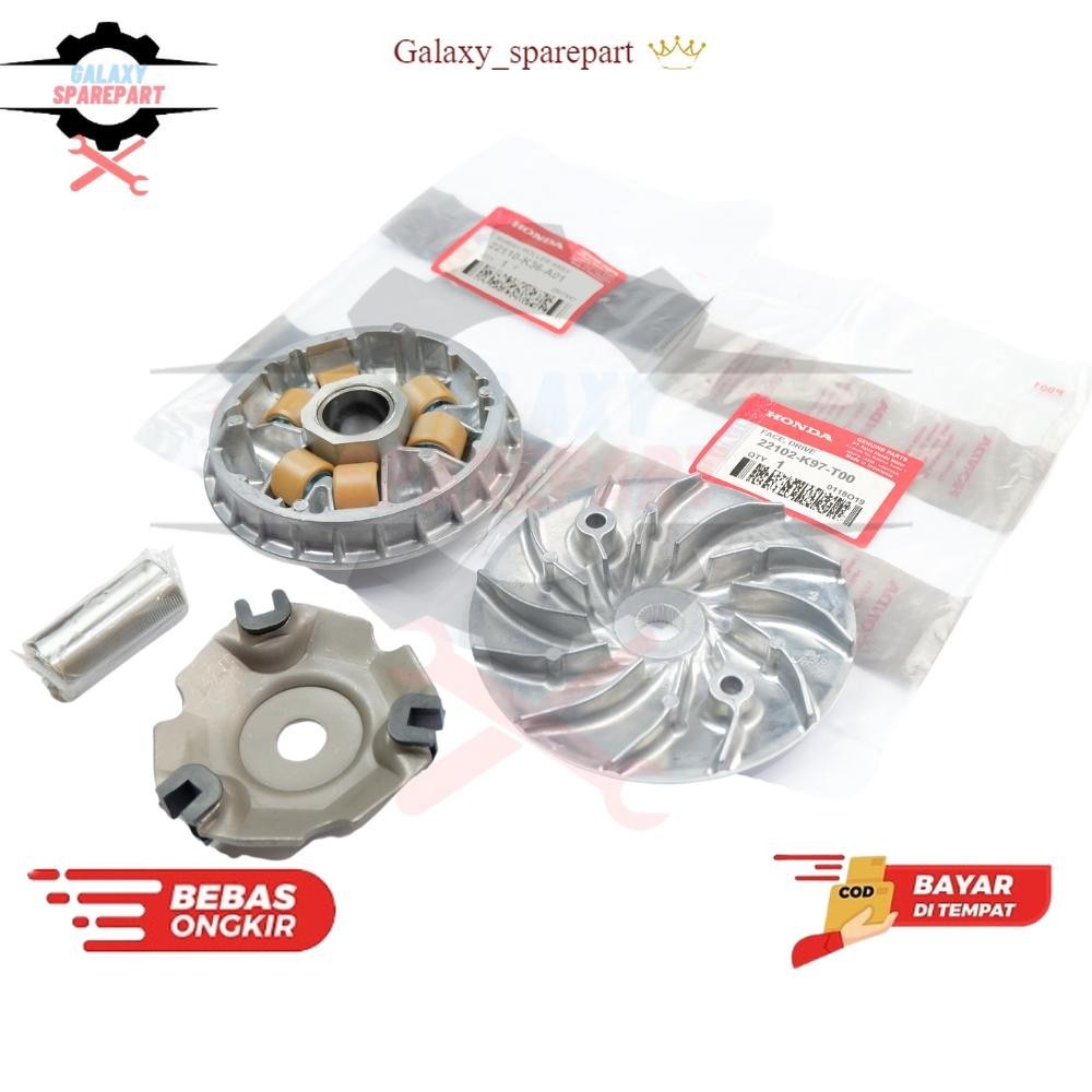 rumah roller pcx 150 - rumah roller pcx k97 - kipas pcx K36 Part motor