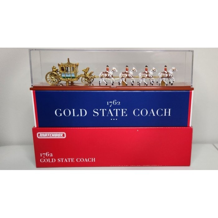 EL99 Matchbox 2023 RLC Coronation 1762 Gold State Coach limited edition